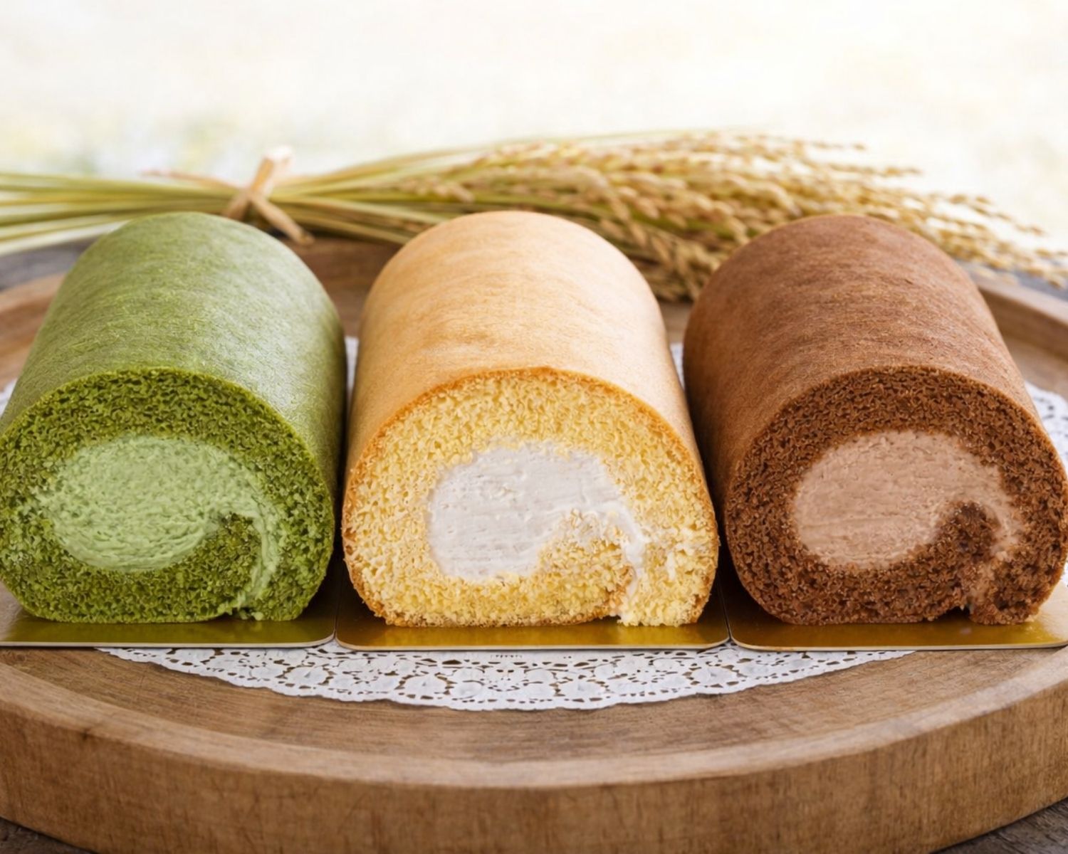 米粉のロールケーキ3本セット