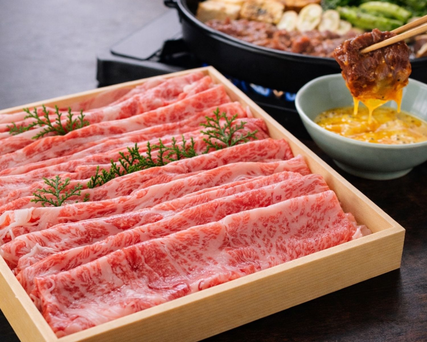 幻のあさじ牛すき焼き・しゃぶしゃぶ